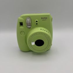 Fuji Instax Mini 9 Fujifilm Instant Film Camera Lime Green Tested Works