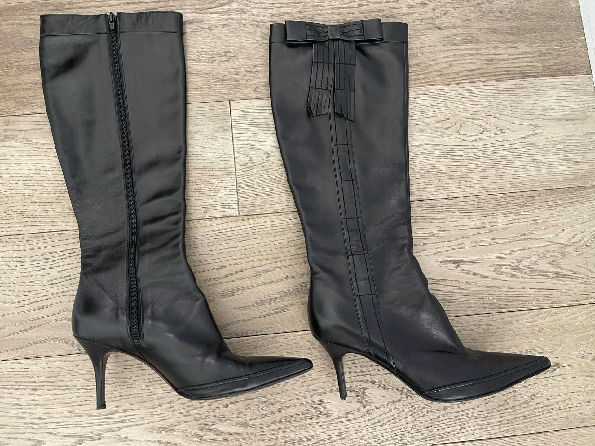 Chanel Leather Boots