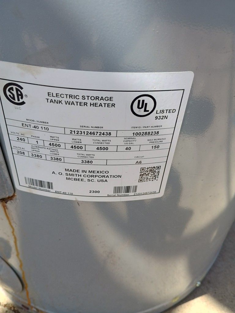 Electric Water Heater