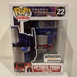 Funko POP! Optimus Prime #22 (Metallic) | Amazon Exclusive