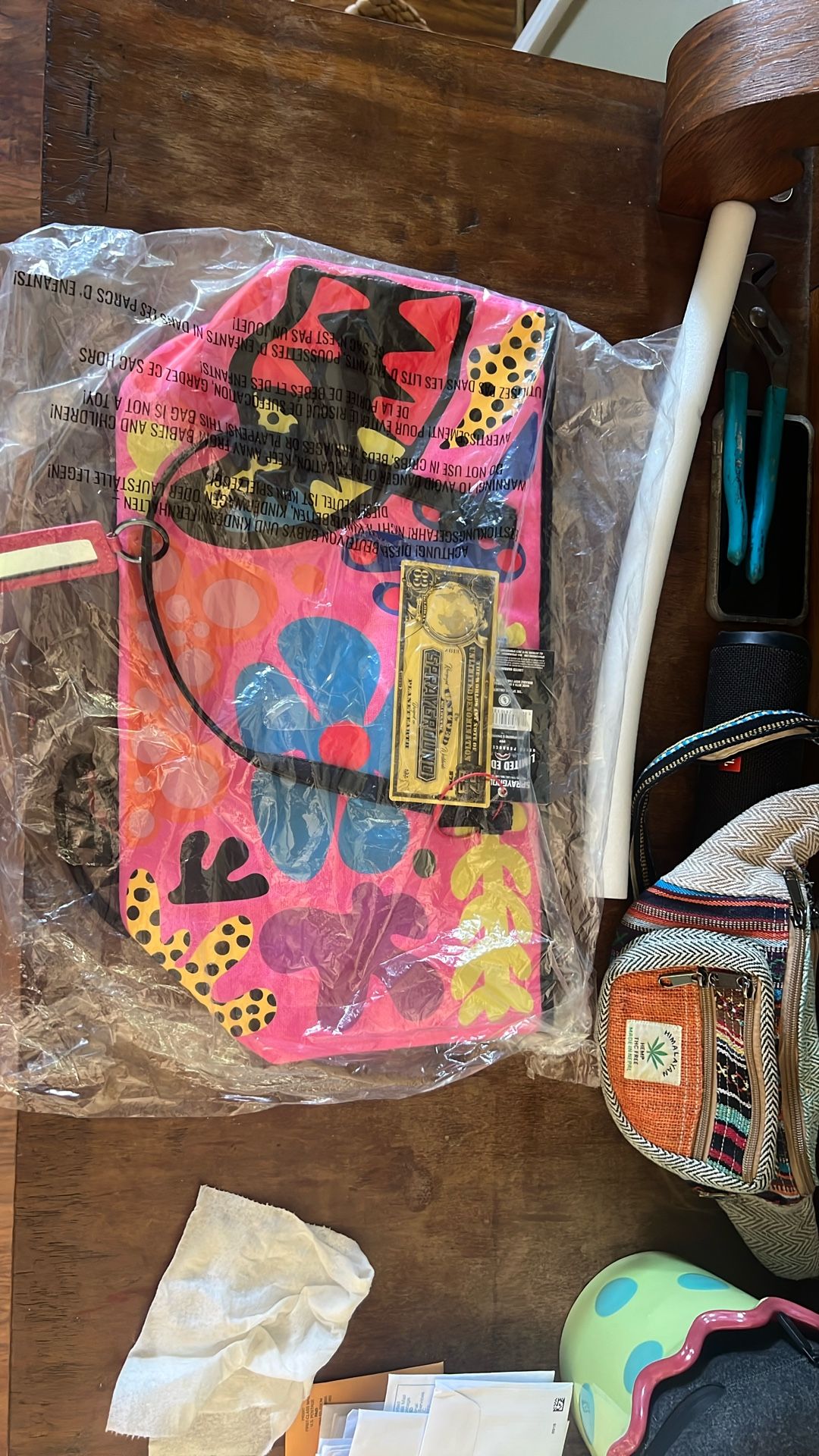 Sprayground PSYCHEDELIC VOYAGE TOTE Brand New With Tags