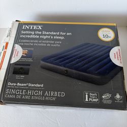 Intex Inflatable Mattress/ Single-High Airbed