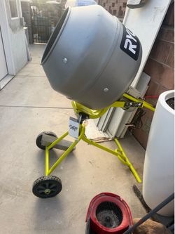 Ryobi Portable Corded Concrete Mixer