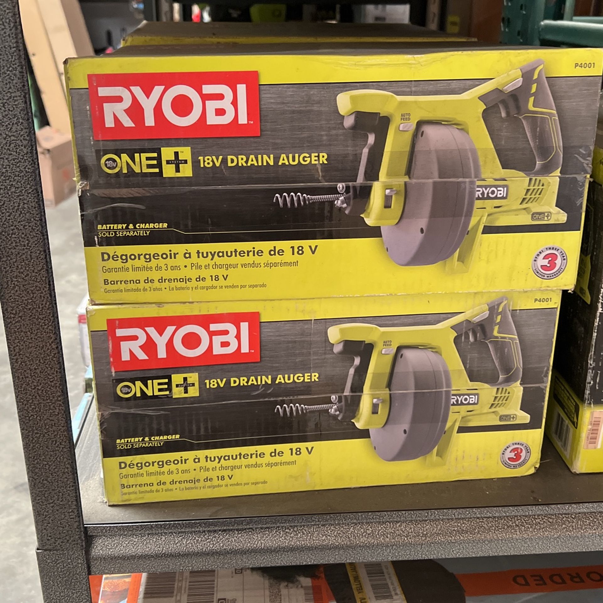 Ryobi 18v Drain Auger