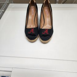 Size 7 Open Toed Alabama Wedge Sandals