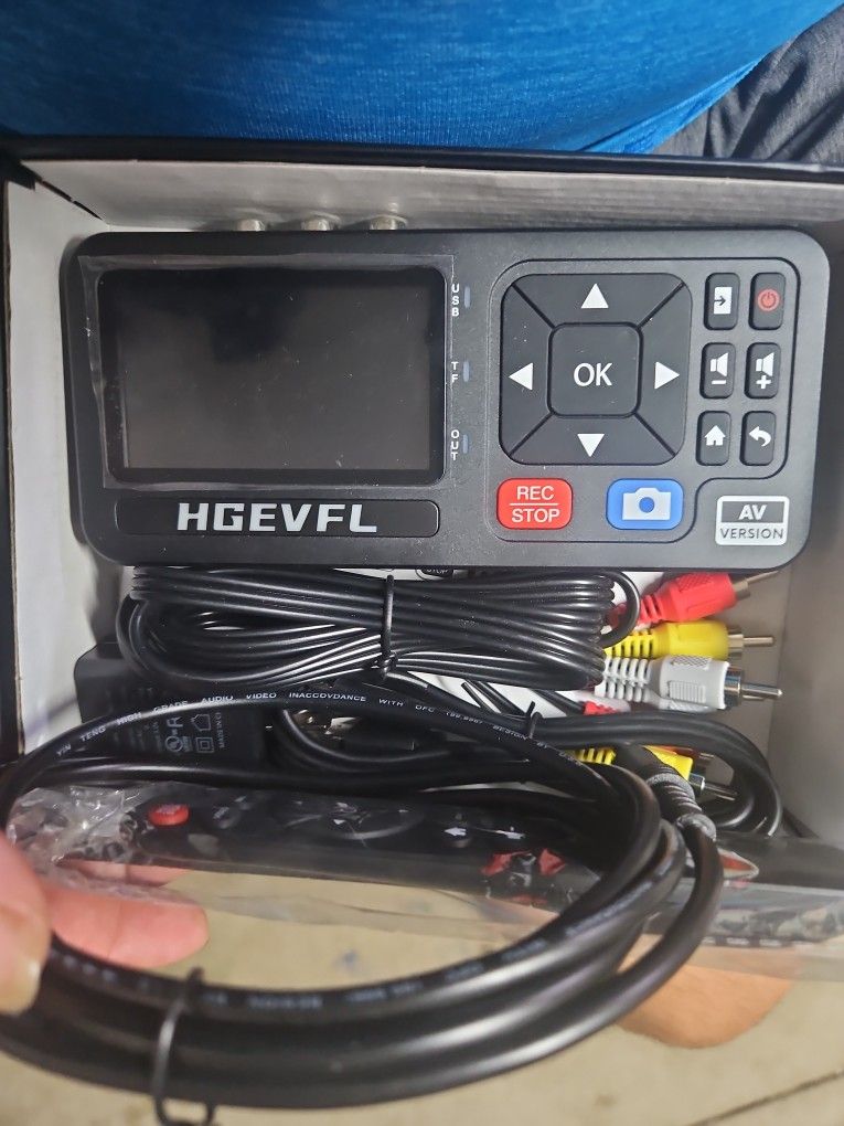 VHS to Digital Converter with 3" Display, AV & HDMI Video Capture Device,