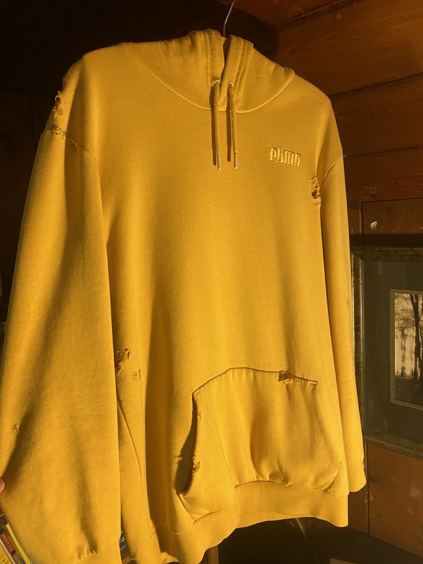 Puma Hoodie, Yellow