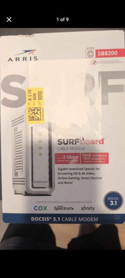 ARRIS SURFboard SB8200 DOCSIS 3.1 Cable Modem
