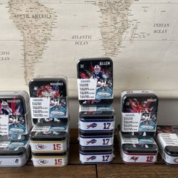 2021-2022 Football Retail Collectors Tins - Factory Sealed 