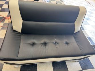 Love seat sofa leather