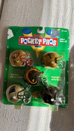 1997 NFL Riddell Pocket Pros NFC Western 49ers Saints Rams Panthers Falcons NEW