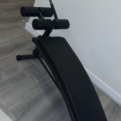 Finer Form Gym-Quality Adjustable Sit-up Bench With Reverse Crunch Handle
