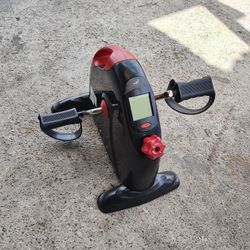 Mini Exercise Bike, himaly Under Desk Bike Pedal Exerciser Portable Foot Cycle Arm & Leg Peddler Machine with LCD Screen Displays  $35