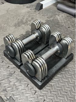 Adjustable Dumbbells (up to 25lbs)