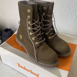 Olive Timberland Boots