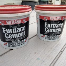 Furnace Cement, 32 Oz, $10 Each