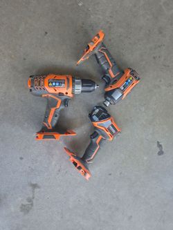 Ridgid power tools... tools only