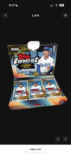 Topps Finest MLB Hobby box