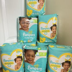 Pamper Diapers Size 6