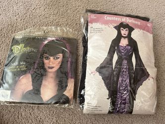 Halloween Costume Countess of Darkness Adult M/L 10-14