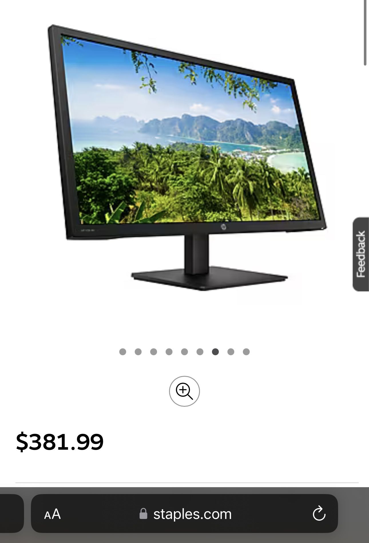 HP 28” 4k Ultra HD Monitor Display With VESA mount