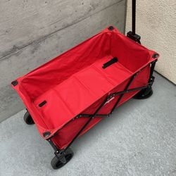 Homgava Collapsible  Rolling  Cart Heavy Duty Wagon