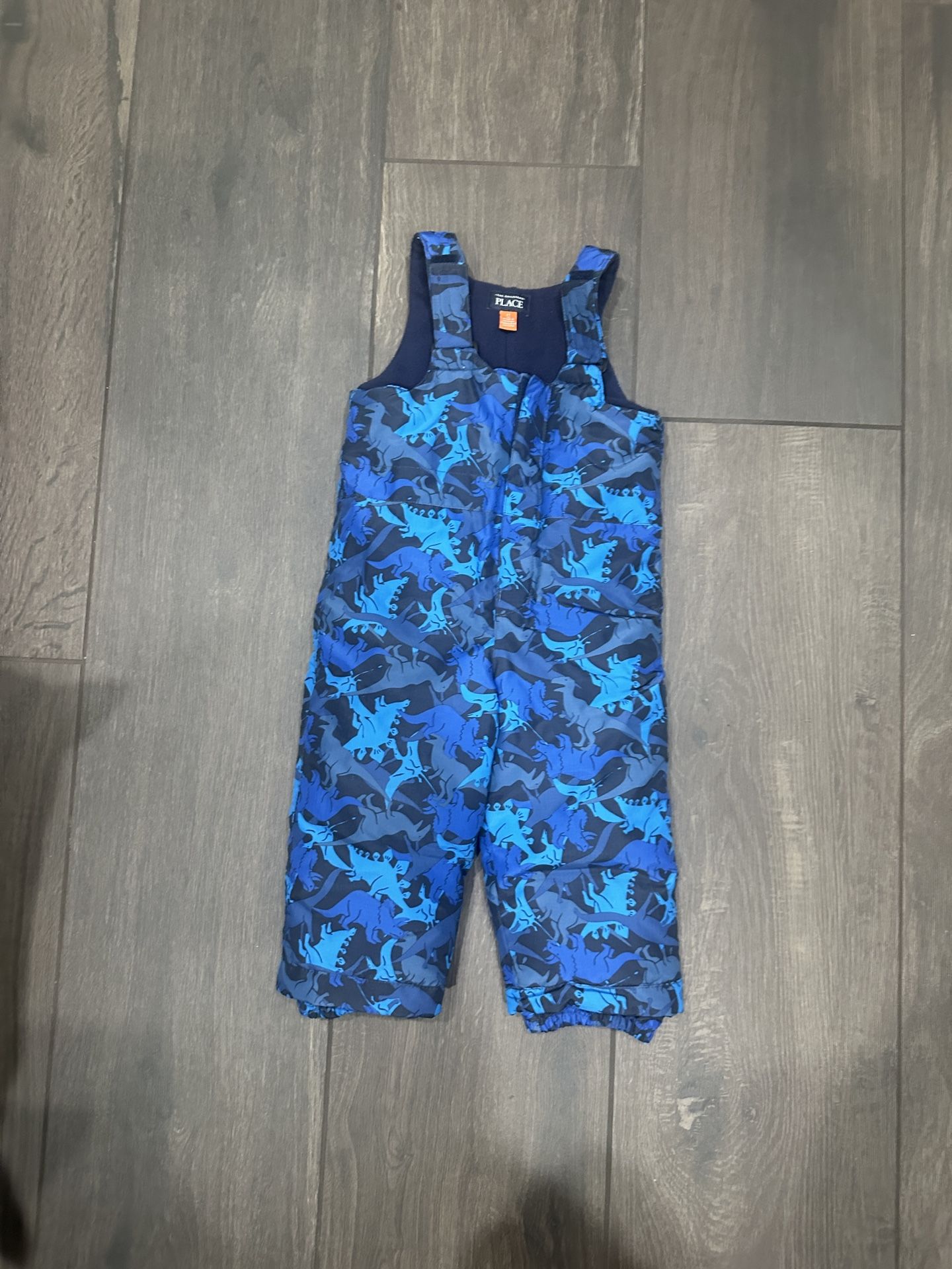 The Children's Place Dinosaur Snow Overalls & Jacket Set Size 2T