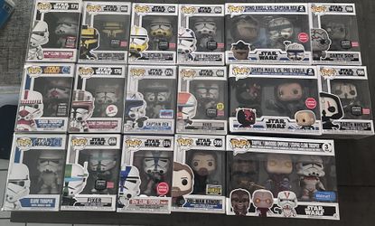 Star Wars Funko Pop Lot
