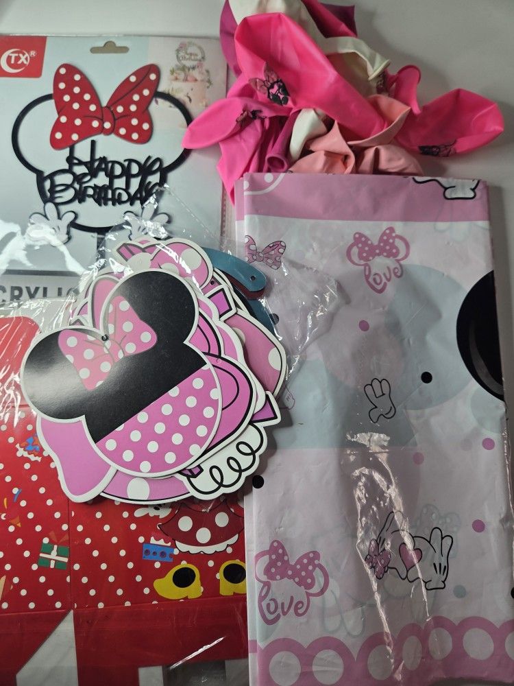 Minnie Mouse Birthday Party Supplies