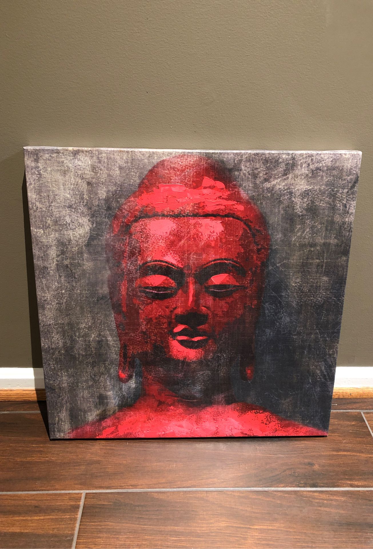 Buddha art, 20x20in