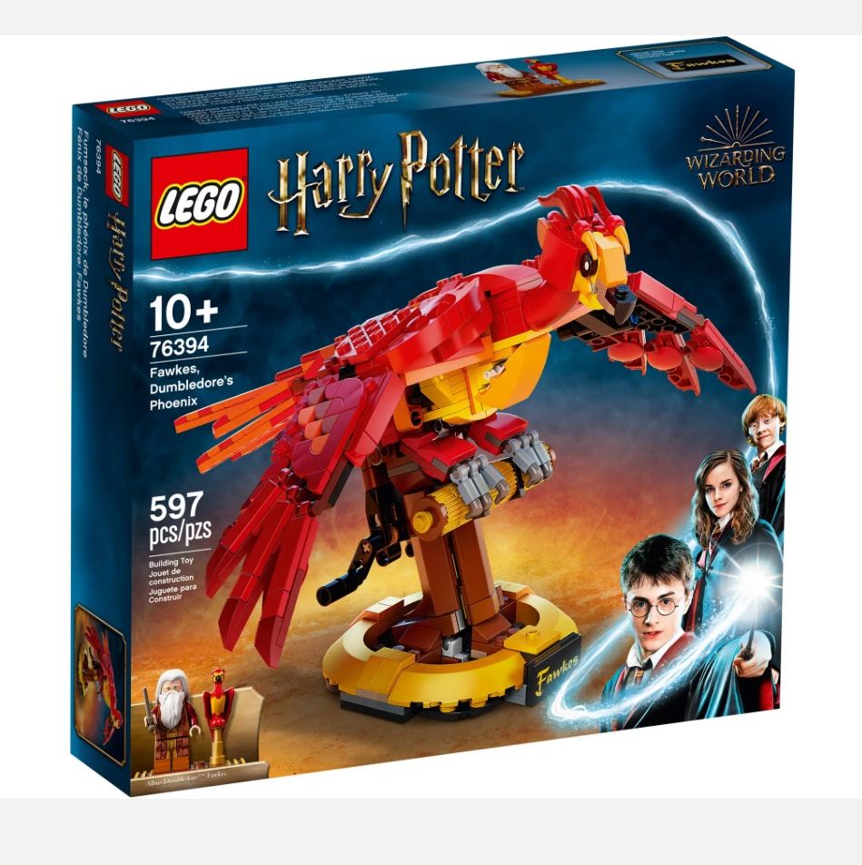 LEGO Harry Potter Fawkes, Dumbledore's Phoenix 76394. Brand New!
