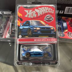 Hot Wheels RLC Red Line Subaru Impreza Blue