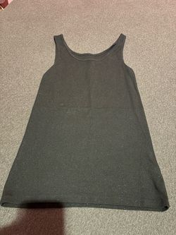 Black Sleeveless Tank Top