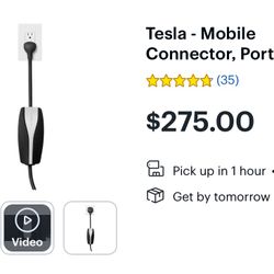 Tesla Mobile Charge- 3 Weeks Old