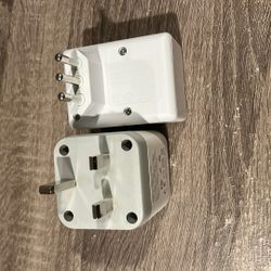 Type G and L Travel Plug Adapter – Italy/ Chile/ UK / Kenya Compatible – Used