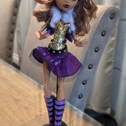 Monster High Doll Clawdeen Wolf Alive 