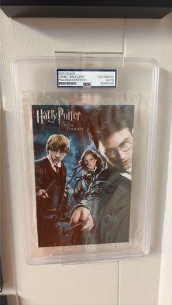 Daniel Radcliffe signed movie dvd cover