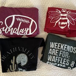 Women’s Graphics Shirts — 4 For $10