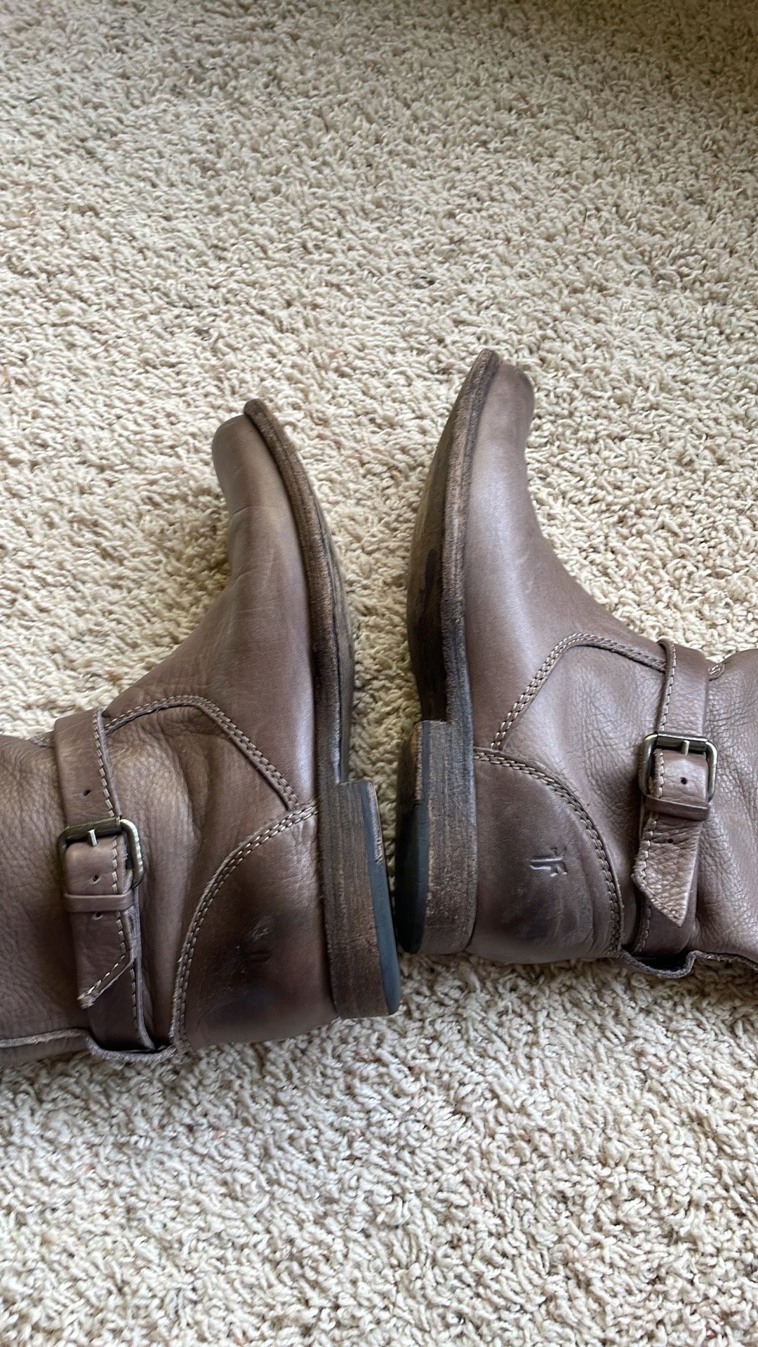 Frye Boots “Phillip” Tall Taupe Riding boots  7.5