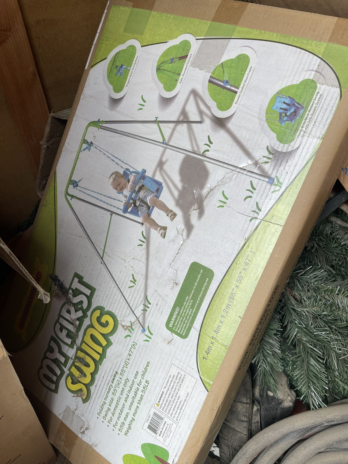 Brand New Playground Set With Swing