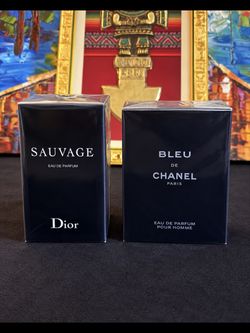 Dior Sauvage EDP 100ML + Bleu de Chanel EDP 100ML | NEW SEALED Men’s Fragrance Cologne