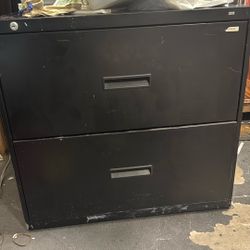 hon 2 drawer file cabinet 