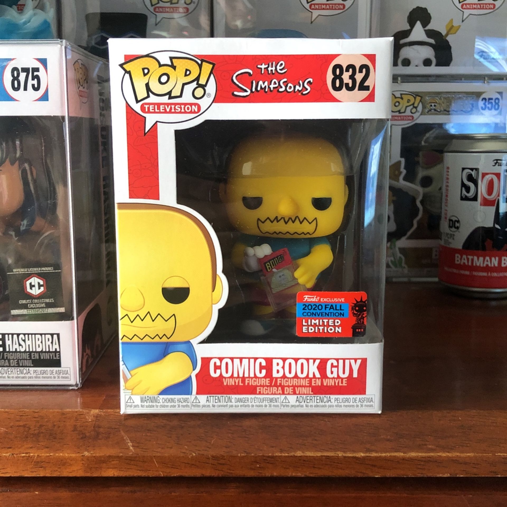 Funko Comic Book Guy Nycc 2020 Shared Exclusive