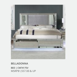 Brand New Belladonna Bed With Mattress 