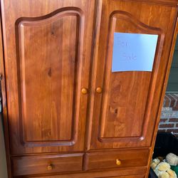 Dresser And Armoire For Sale 
