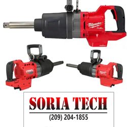 Milwaukee M18 FUEL 18V Lithium-Ion Brushless Cordless 1 in. Impact Wrench Extended Reach D-Handle (Tool-Only