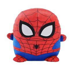 Marvel Cuutopia 7"Squishy Round Plush Toy Amazing Spider-Man Avengers Mattel New I'm