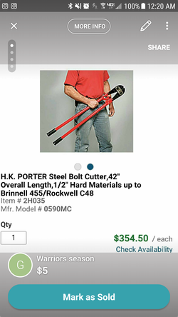 Bolt cutters