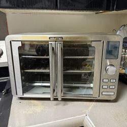 Gourmia French Door Digital Air Fryer Toaster Oven – 9-Slice, 14 Functions, Like New!