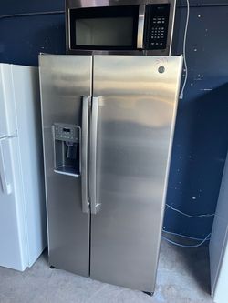 GE Stainless Steel Side-by-Side Refrigerator